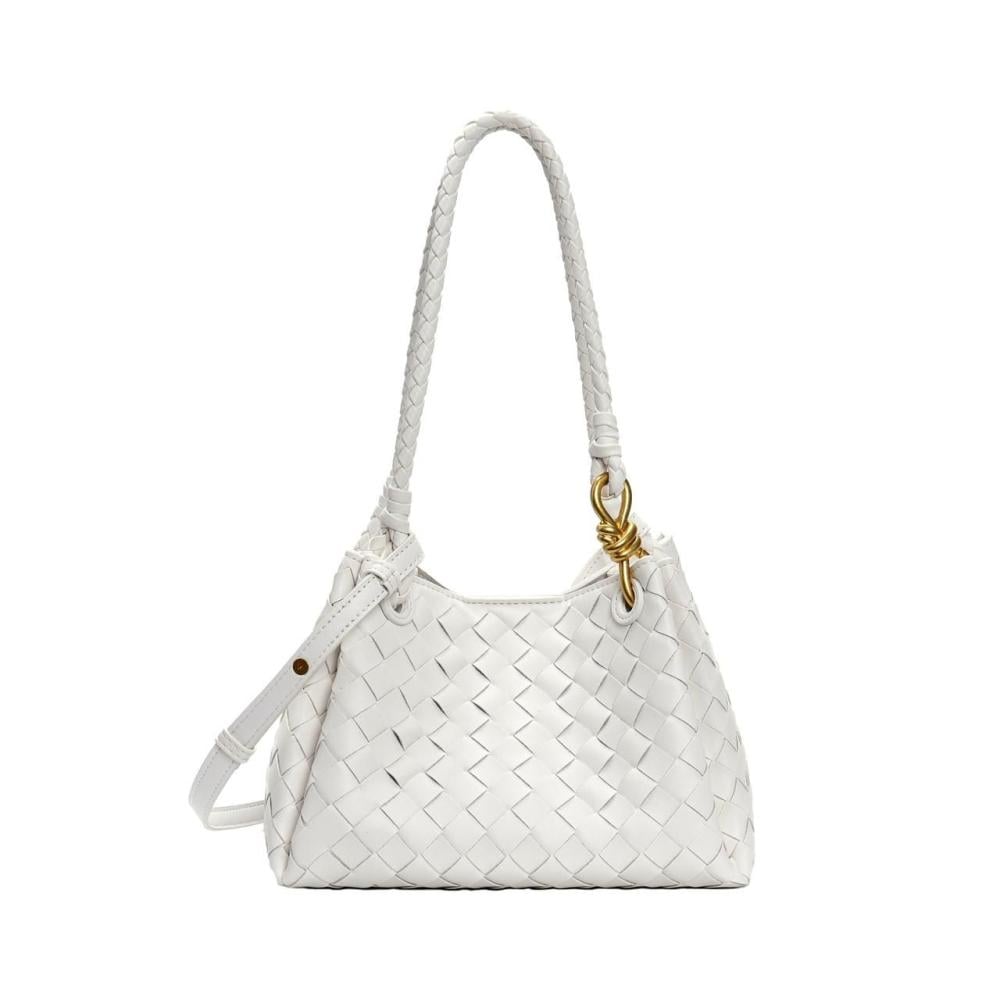 ショルダーバッグ・ポシェット Bottega Veneta PARACHUTE SHOULDER BAG Bottega Veneta Parachute Small Shoulder Bag in White - E