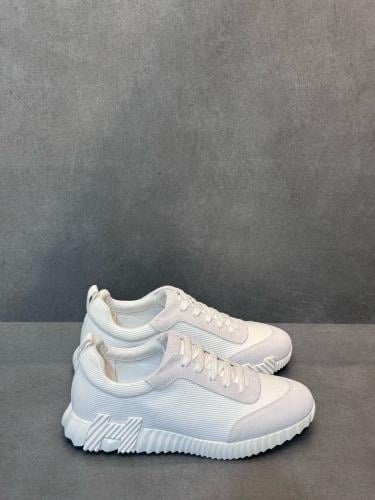 Hermes Bouncing Men's White Everyday Sneaker - E-SEVEN STORE