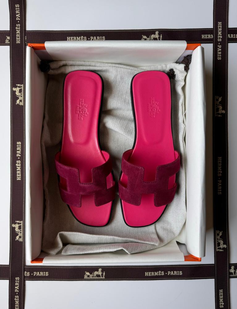 Hermes Oran Women's Flip Flop Cherry Red - E-SEVEN STORE