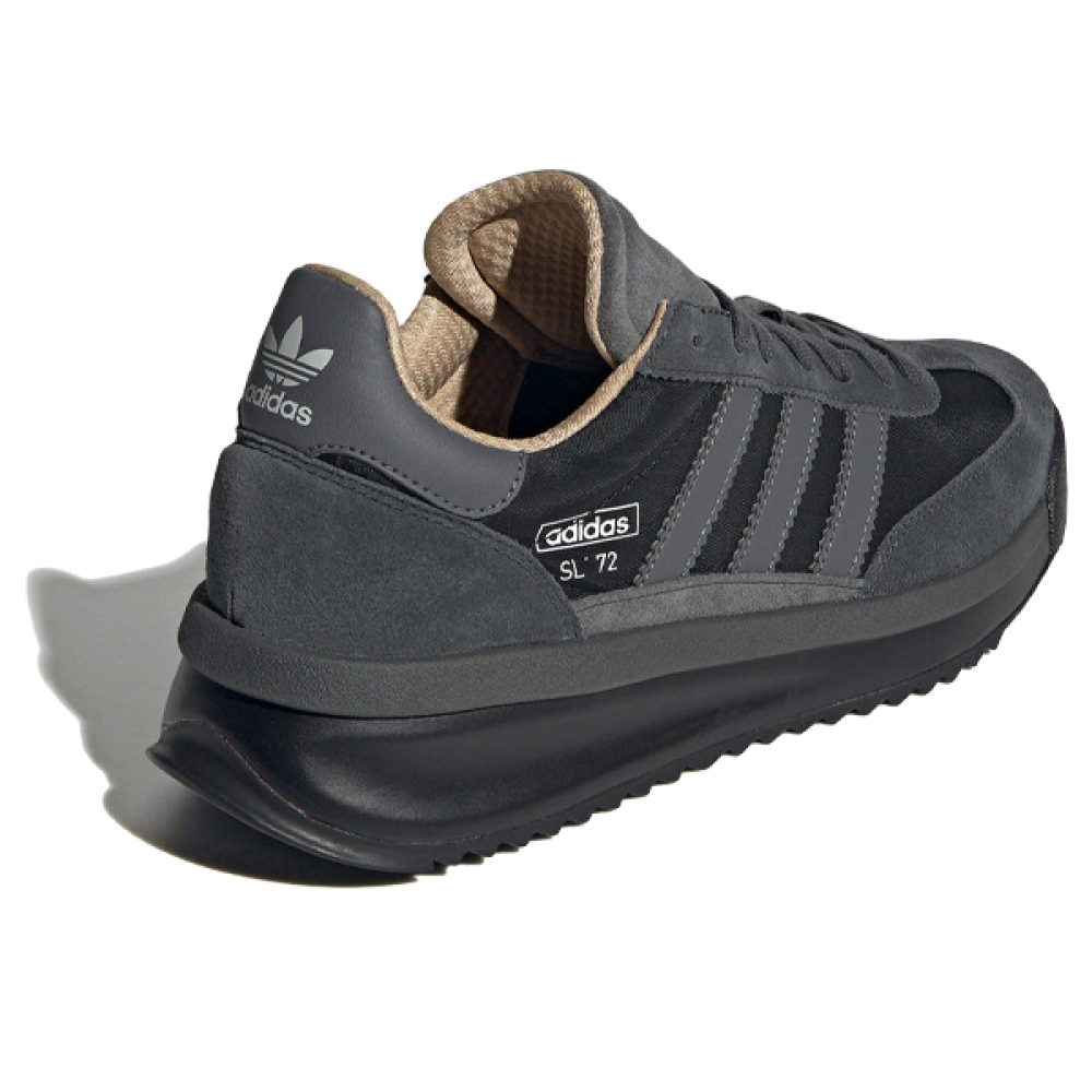 Adidas SL72 Unisex Sports Sneaker Black Dark Grey - E-SEVEN