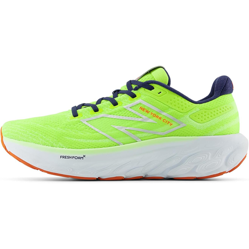 New Balance Men's Sneakers 1080 V13 Bright Green Orange E-SEVEN