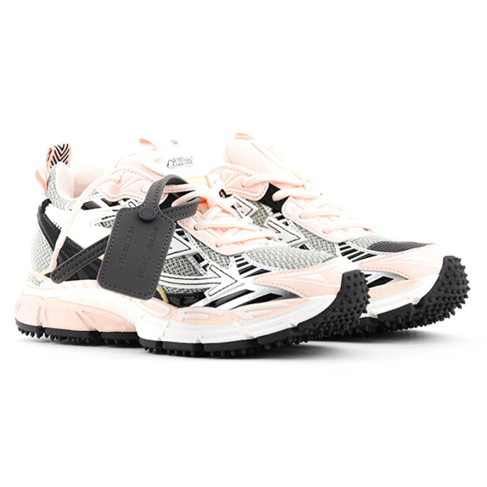 Off-White Be Right Back Unisex Pink Black Sneaker E-SEVEN STORE