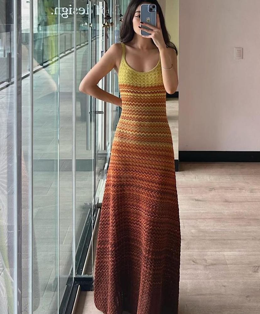 Missoni Sporty Summer Dress in Zeke Zak Orange