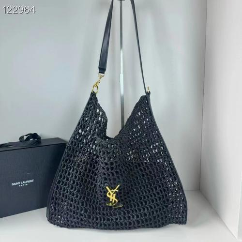 Saint Laurent black beach bag - E-SEVEN STORE