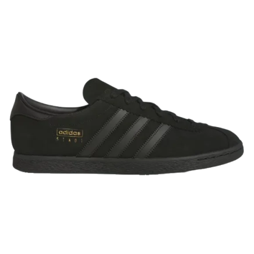 Adidas Stadt Flat Sneakers, Dark Black - E-SEVEN STORE