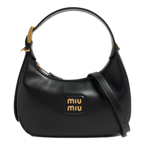 Miu Miu Hobo Master Women's Shoulder Bag in Black - E-SEVEN STORE