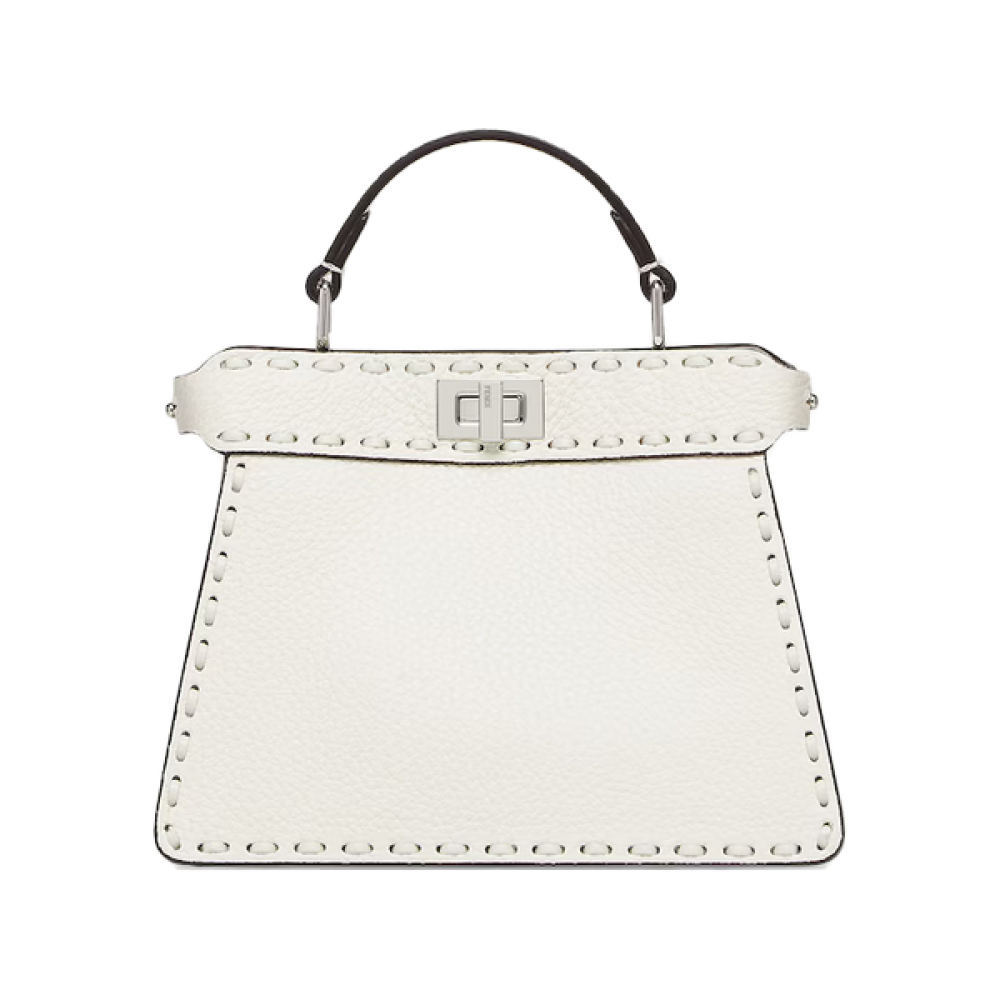 Fendi Peekaboo I See You Bag, White, Elegant - E-SEVEN STORE