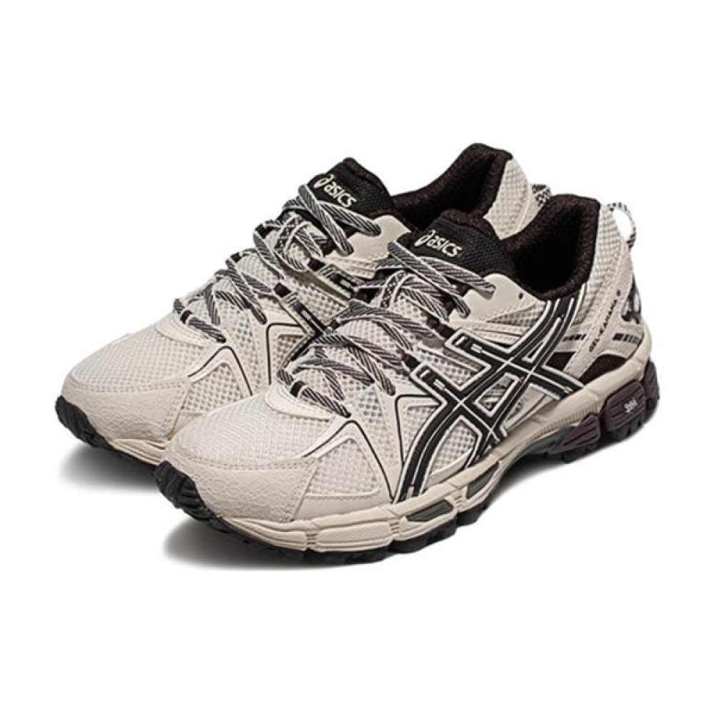 Skis Gel-Kahana 8 Running Shoe Cream Black - E-SEVEN STORE