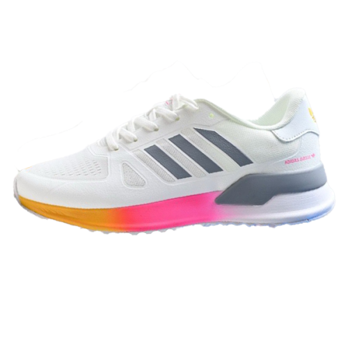 ラン Adidas Tubular Shadow Flat Shoes White Grey with Colored