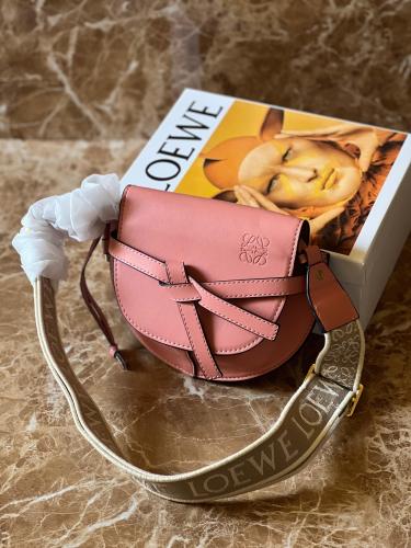 Loewe Mini Jet 20cm Stylish Leather Shoulder Bag - E-SEVEN STORE