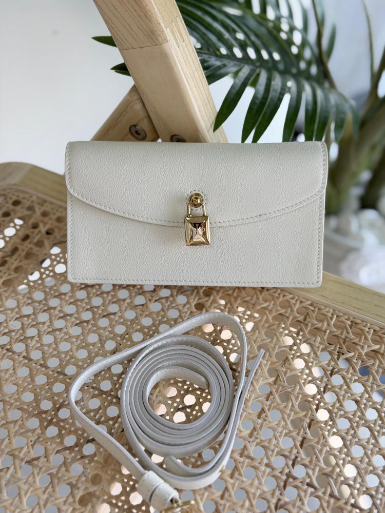 Lorbana Extra Mini Bag in White - E-SEVEN STORE
