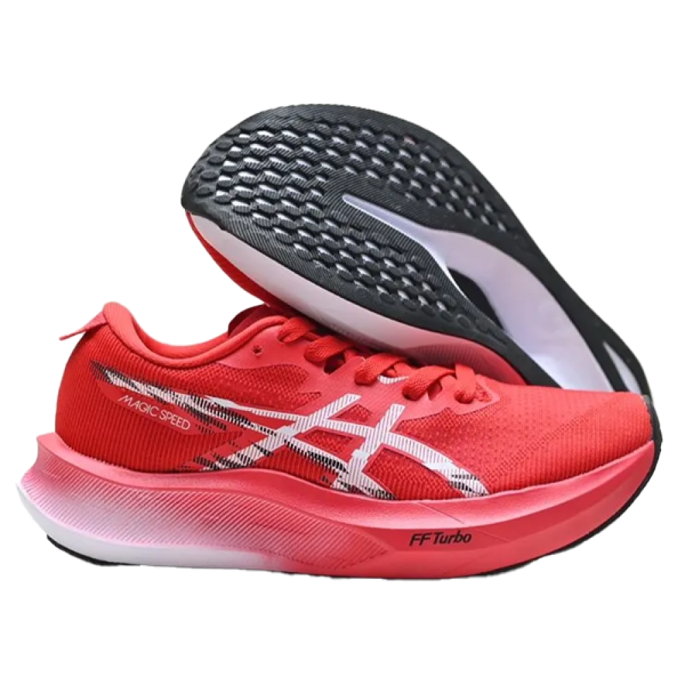 ASICS Men's Magic Speed Red Sneaker - E-SEVEN STORE