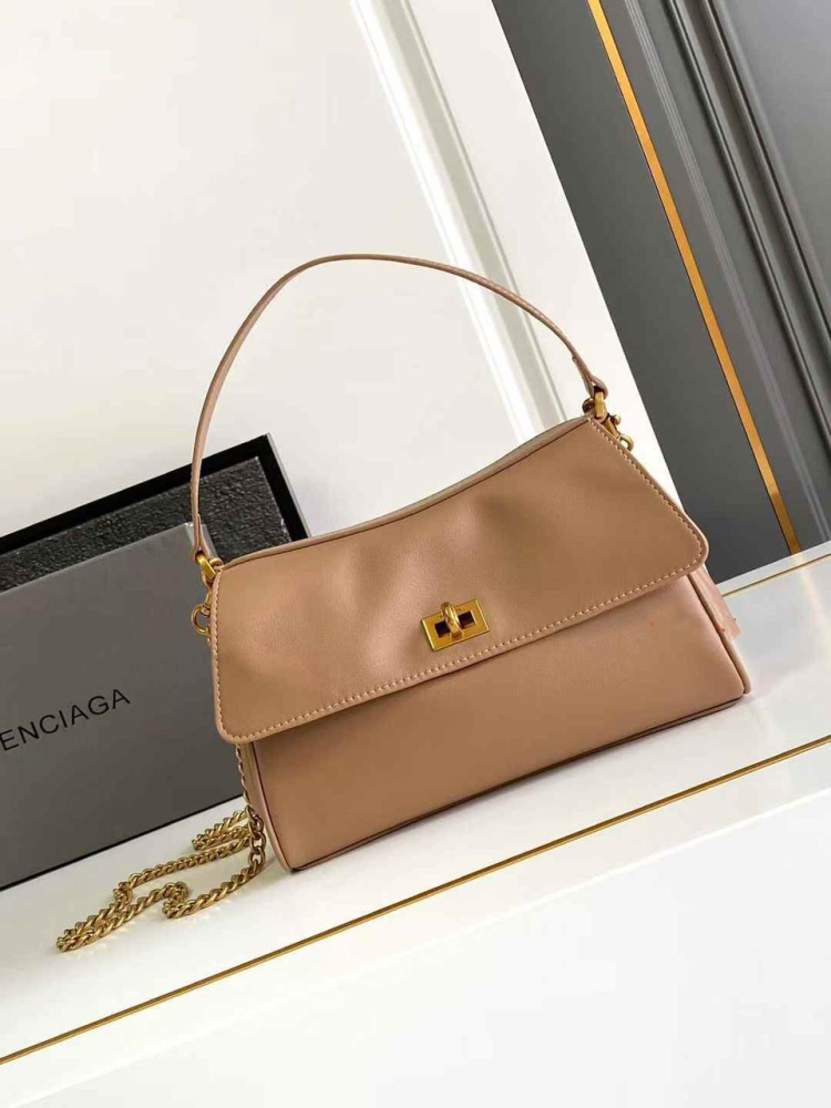 Balenciaga Rodeo Shoulder Bag in Beige - E-SEVEN STORE