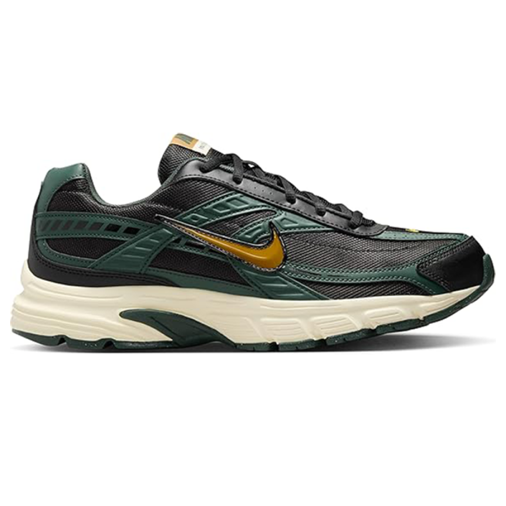 Nike Initiator Unisex Sneakers Dark Green and Black Gold Logo