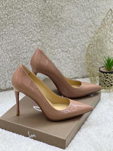 Christian Louboutin Supermaster Beige High Heel Pumps - E