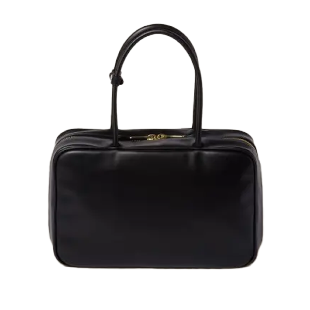 Miu Miu Large Luxury Leather Bag 35cm Black - E-SEVEN STORE