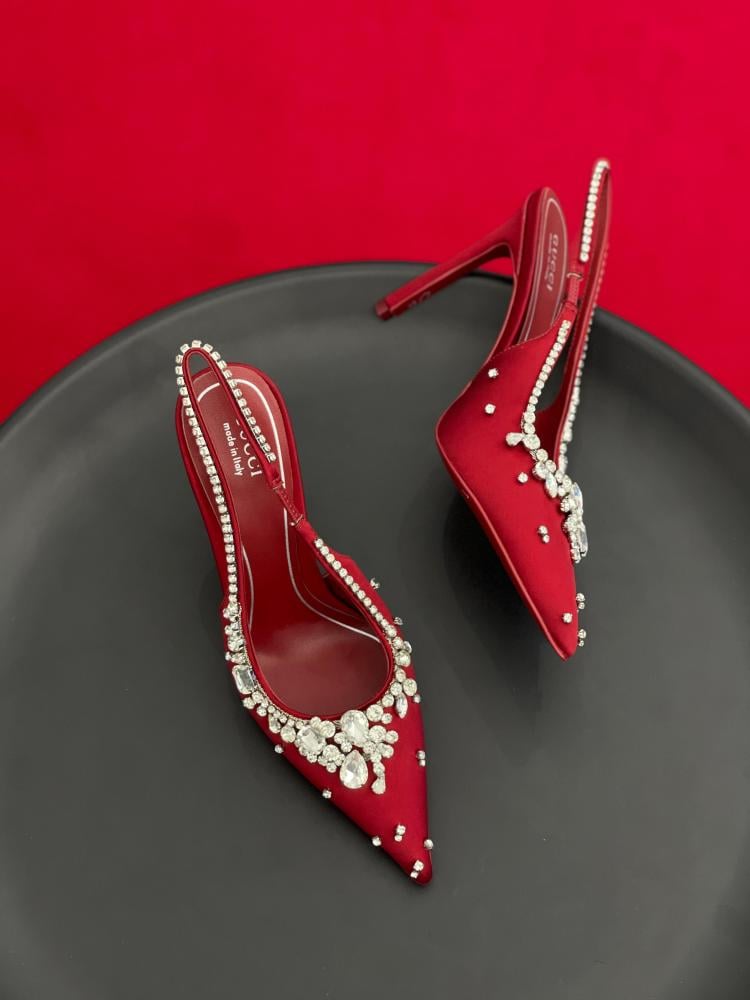 heels with embellishment