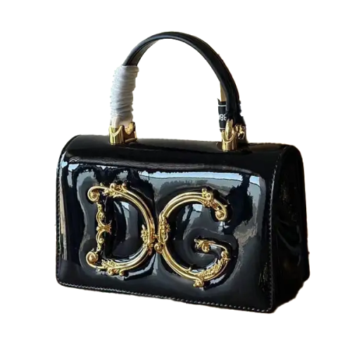 Dolce & Gabbana パーティーバッグ ブラウン Dolce & Gabbana black and gold flap bag - E-SEVEN STORE