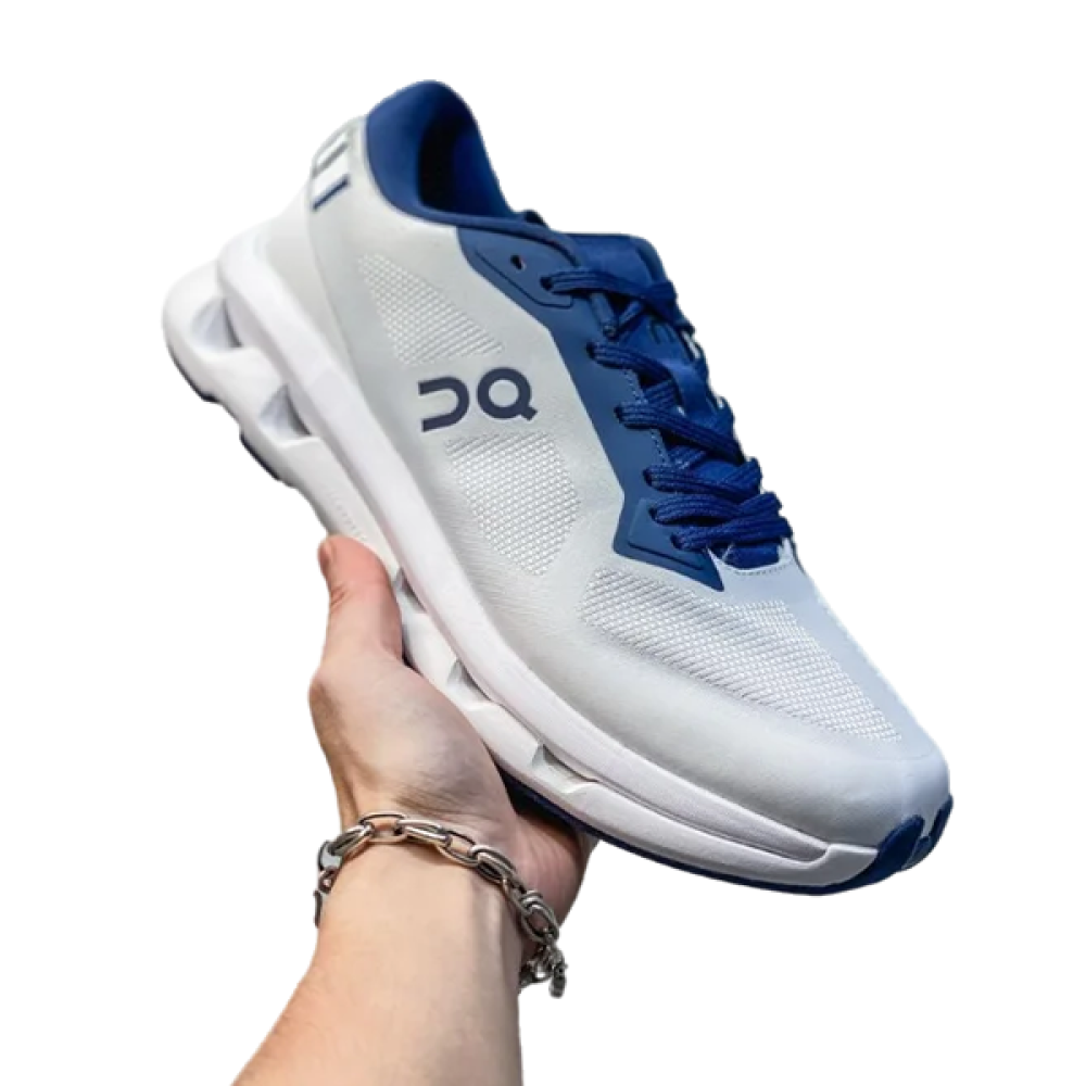 On Running Unisex Cloud Zone Sneakers White and Navy