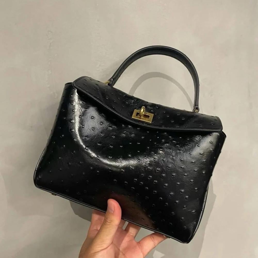 Balenciaga Rodeo Classic Black Bag with Lock for Women