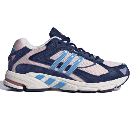 Adidas ZX 750 Unisex Lace-Up Sneakers in Night Blue White | ESEVEN