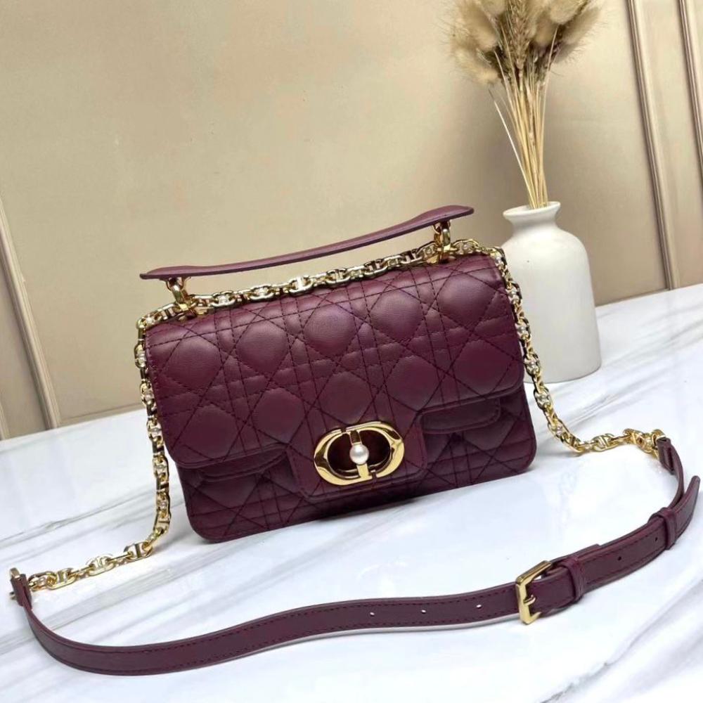 Christian Dior Jolie Women's Burgundy Shoulder Bag