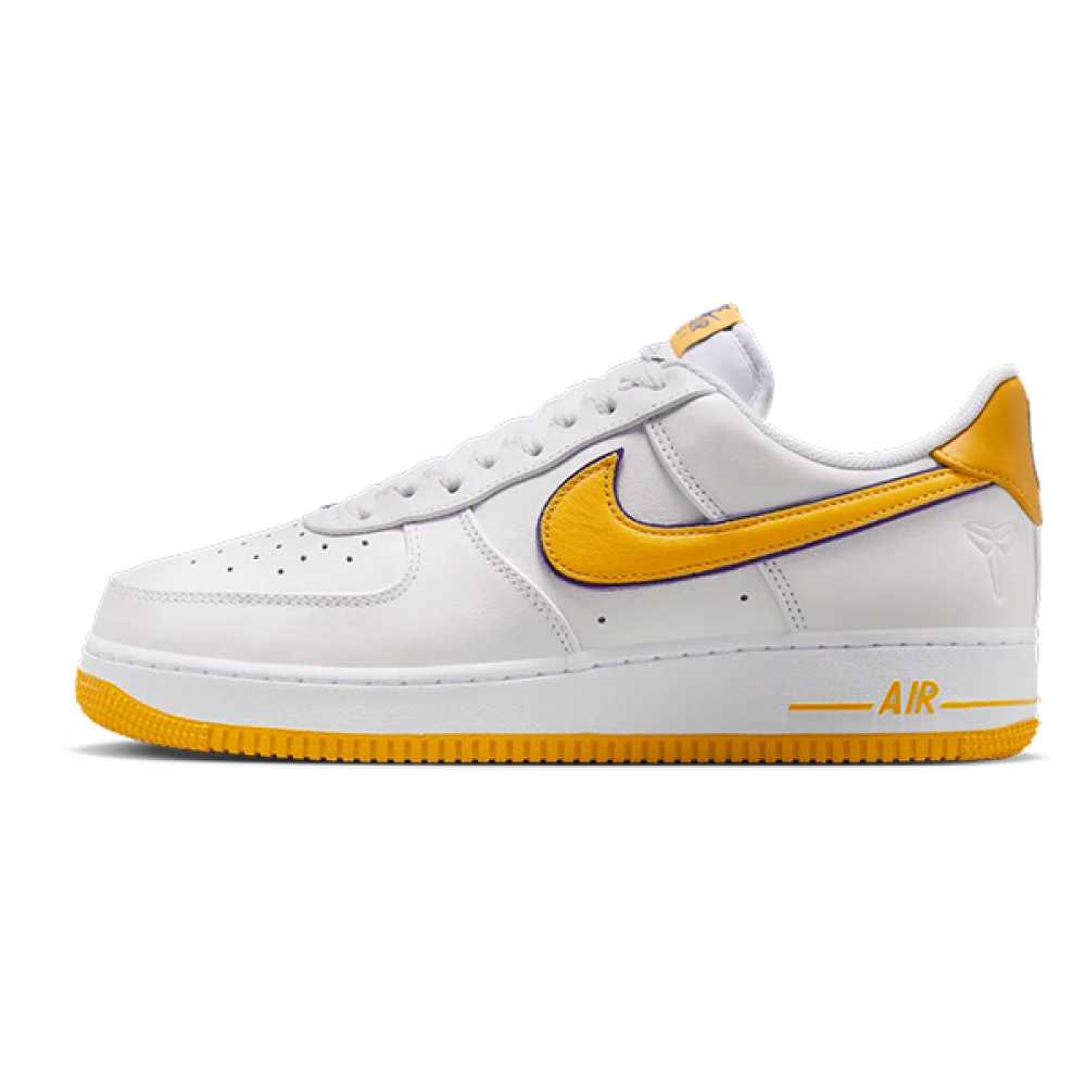 Nike Air Force 1 Low Daily Walking Shoes White and Yellow