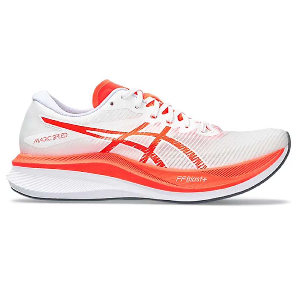 ASICS Magic Speed Unisex White Orange