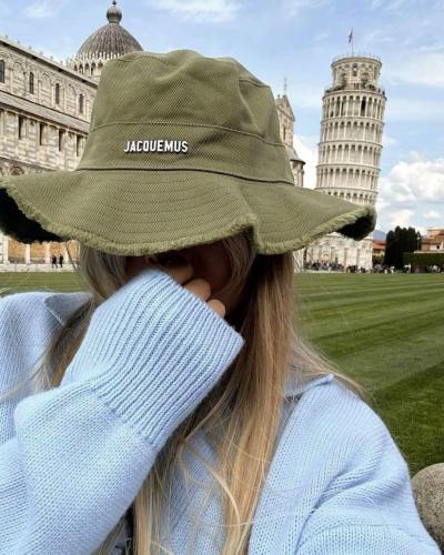 Jacquemus Unisex Beige Hat - E-SEVEN STORE