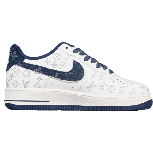 Louis Vuitton x Nike Unisex Shoes Blue White Unisex - E-SEVEN STORE