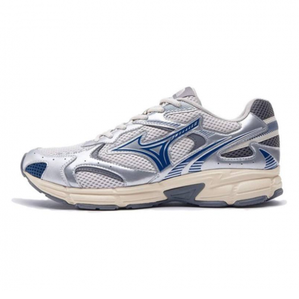 Mizuno Speed 2K Unisex Mesh Sneakers in Silver Blue Knight