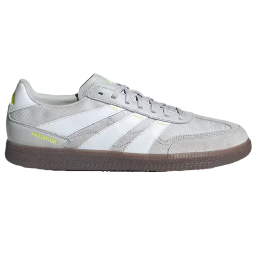 Adidas Predator Unisex Flat Mesh Sneakers in Grey and White - E