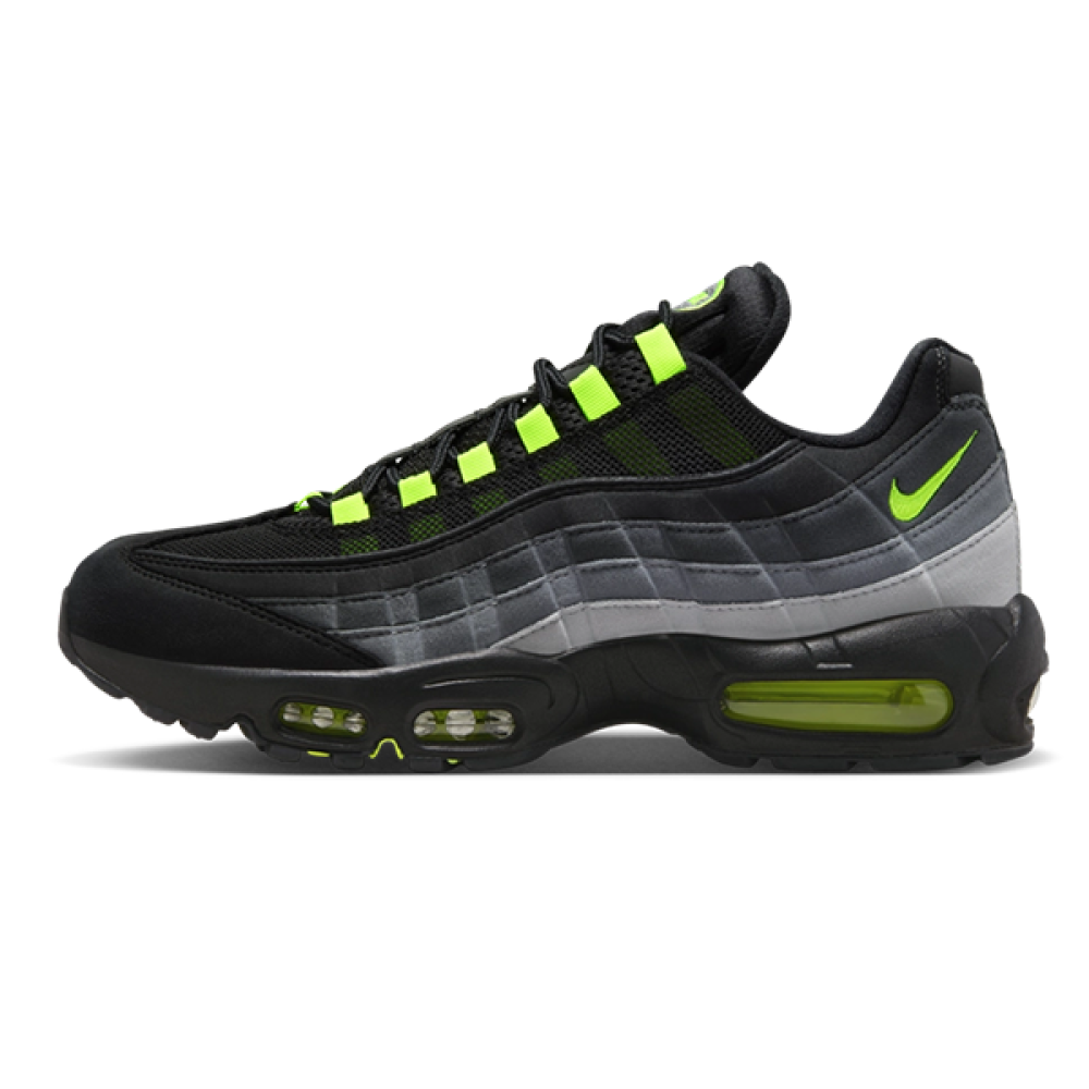 Nike Air Max 95 Sneakers in Black and Green for Unisex