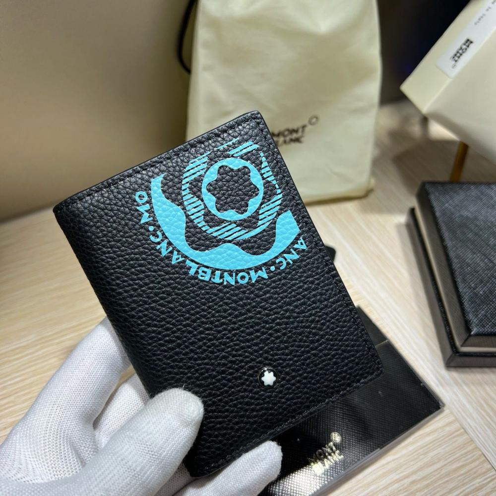 Montblanc Meisterstück Black and Blue Card Wallet