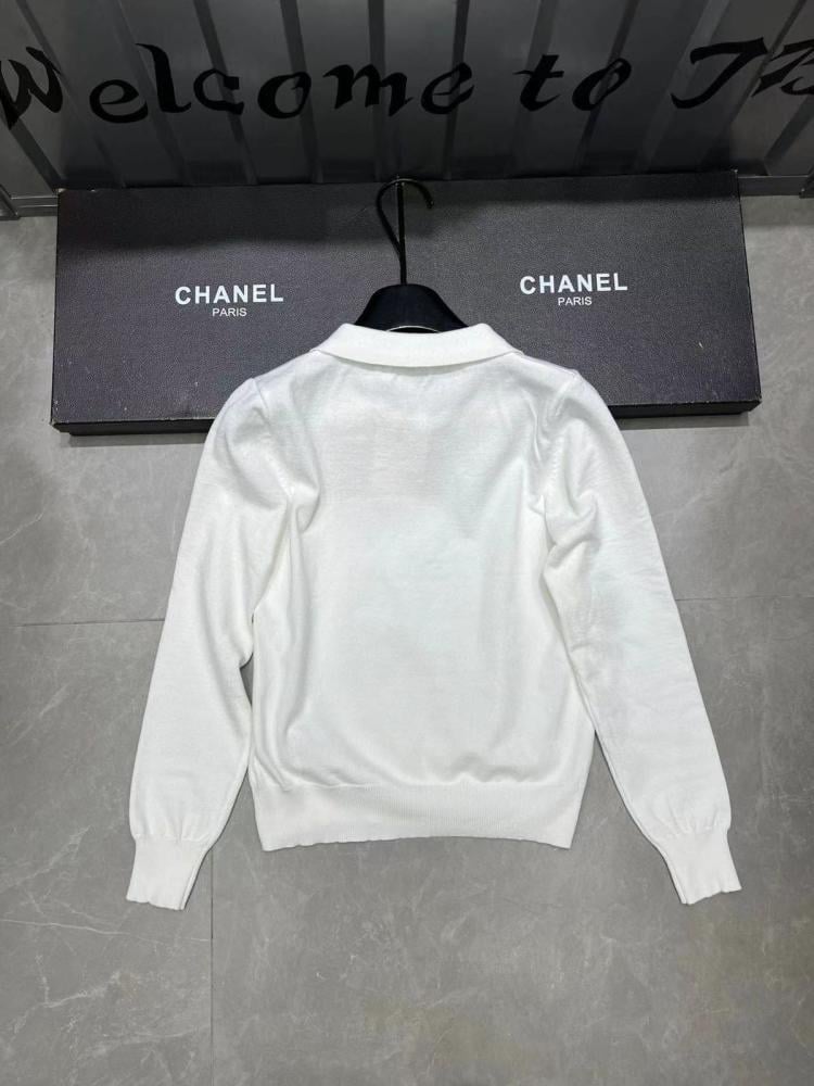 Valentino Women's Long Sleeve Collar Blouse with Buttons in White