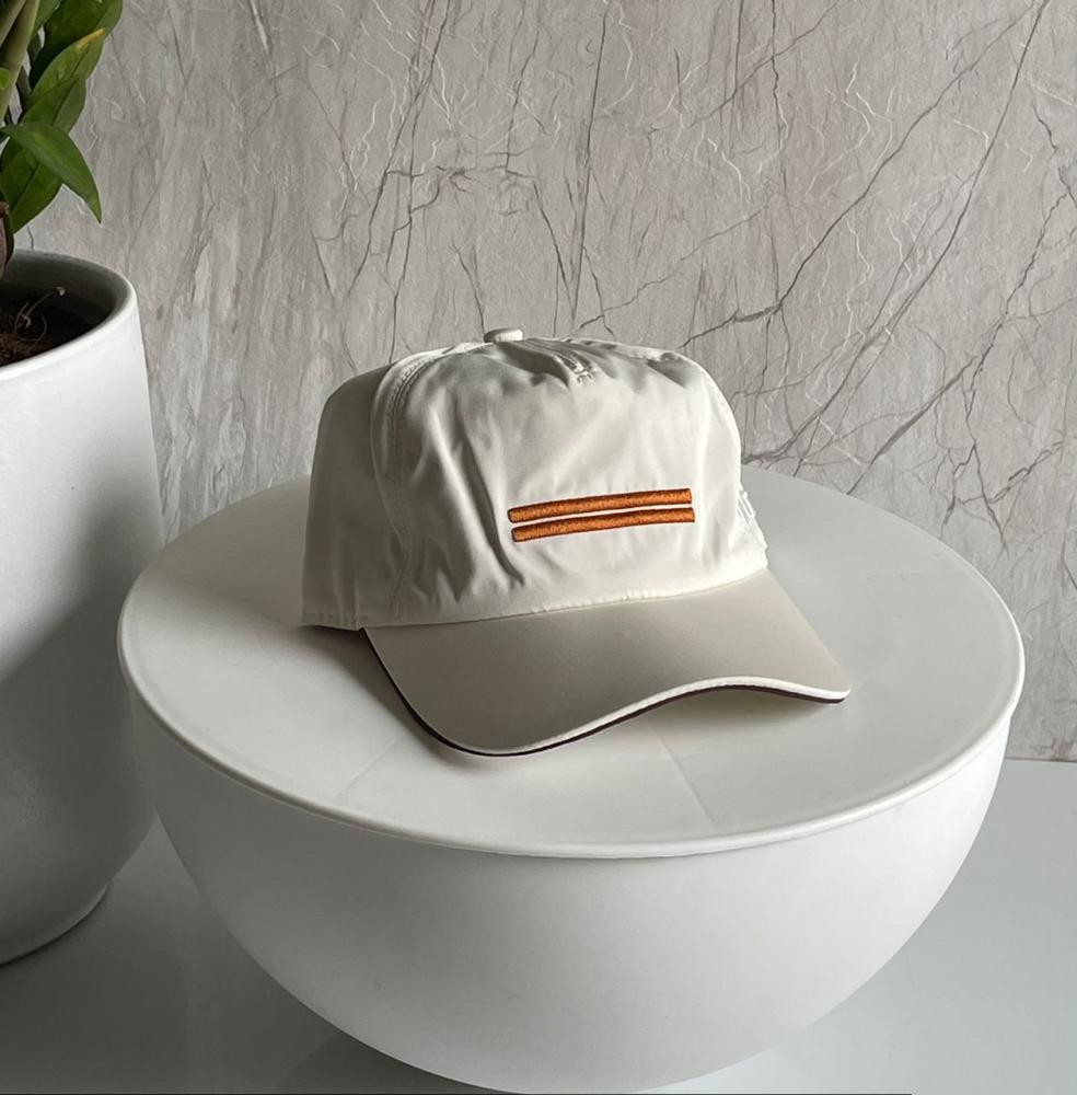 Unisex Zegna White Embroidered Logo Sports Cap - E-SEVEN STORE