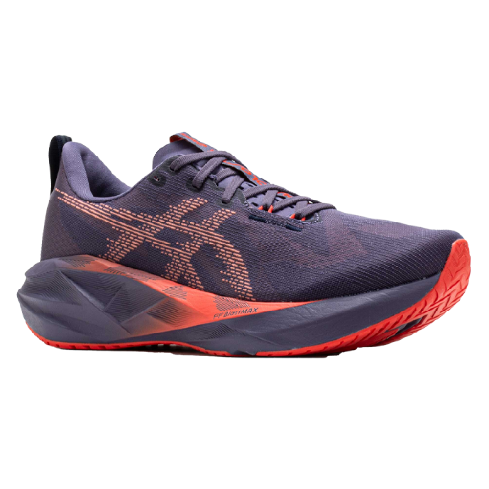 ASICS Nova Blast 5 Unisex Sports Sneakers, Purple Orange - E