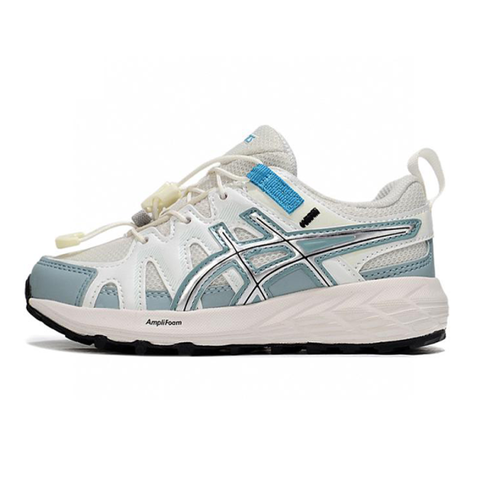 ASICS Kids' Gel-Sonoma White Blue Shoe E-SEVEN STORE