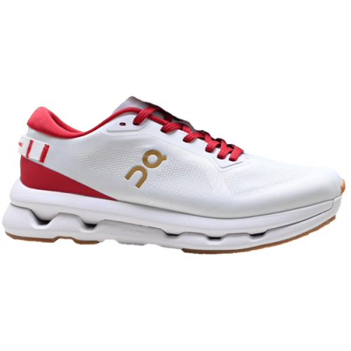 yo On Cloud Zone Unisex White Red Mesh Sneakers - E-SEVEN STORE