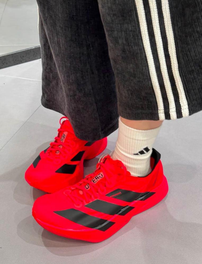 Adidas Adzero Adios Pro 4 Sneakers Red and Black - E-SEVEN STORE