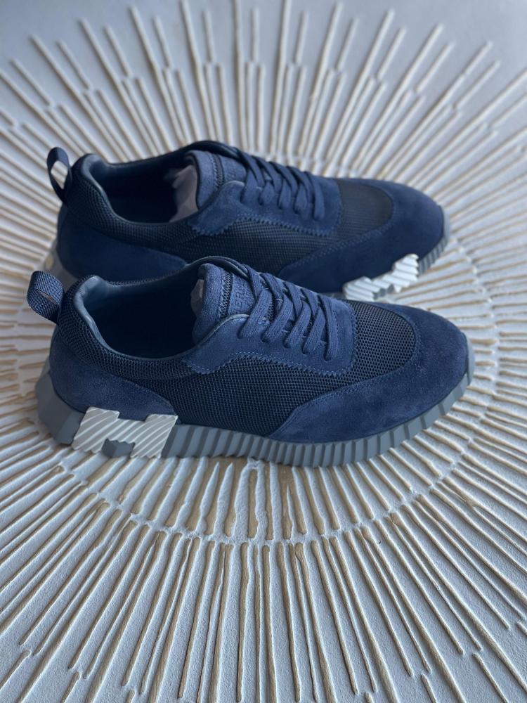 Men's Armies Bouncing Mesh Navy Blue Sneakers