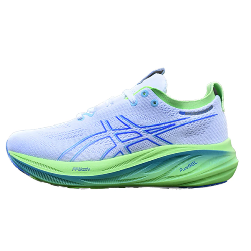 Skechers Gel Nimbus 26 White Blue Green Sports Shoes | ESEVEN STORE