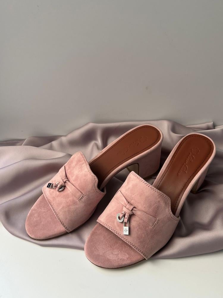 Lorebiana Charms Summer Slipper, Light Pink, Super High