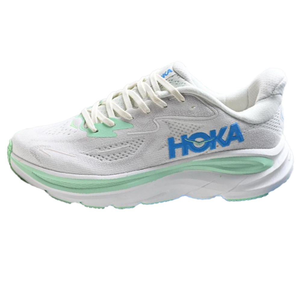 حذاء شبكي للجنسين هوكا كليفتون10 لون رمادي فاتح واخضر