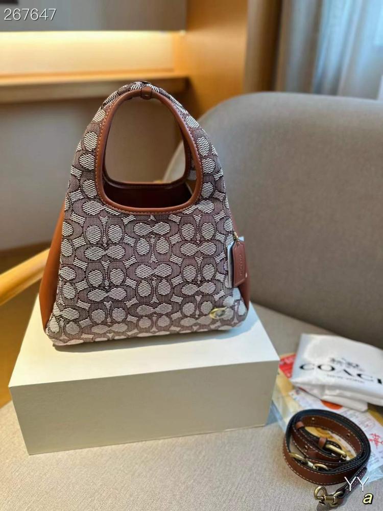 【SALE】 Luxury Women's Coach Shoulder Bag 26cm Brown - E-SEVEN STORE DJ機材