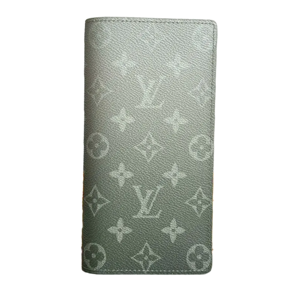 Louis Vuitton Men's Long Gradient Monogram Wallet in Green