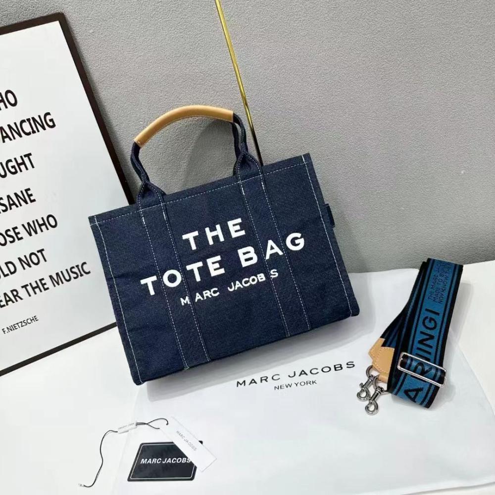 Marc Jacobs Women's Blue Night Luxury Tote Bag - E-SEVEN STORE