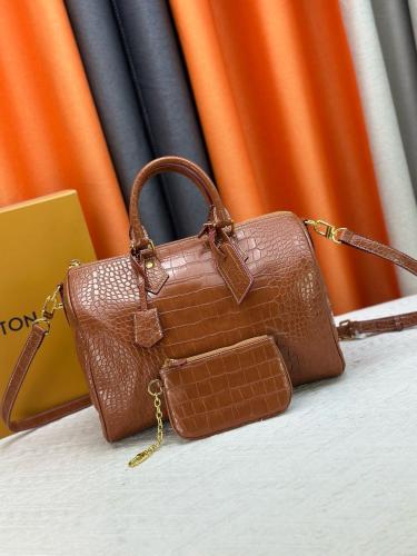 Louis Vuitton Capucine Snake Leather 21cm Marshmallow Bag - E