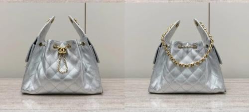 ディオール Christian Dior Women's Bag High Quality Canvas Grey Forest