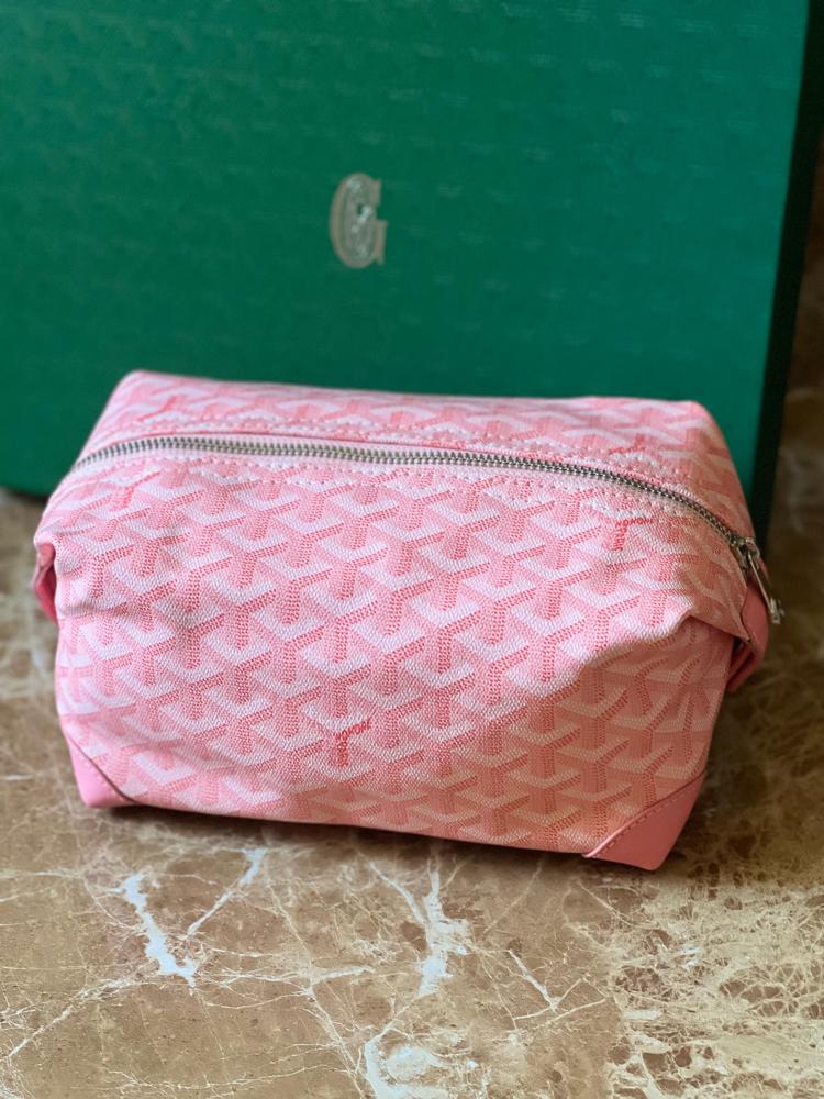 Goyard Women's Clutch Medium Size 23cm Pink - E-SEVEN STORE